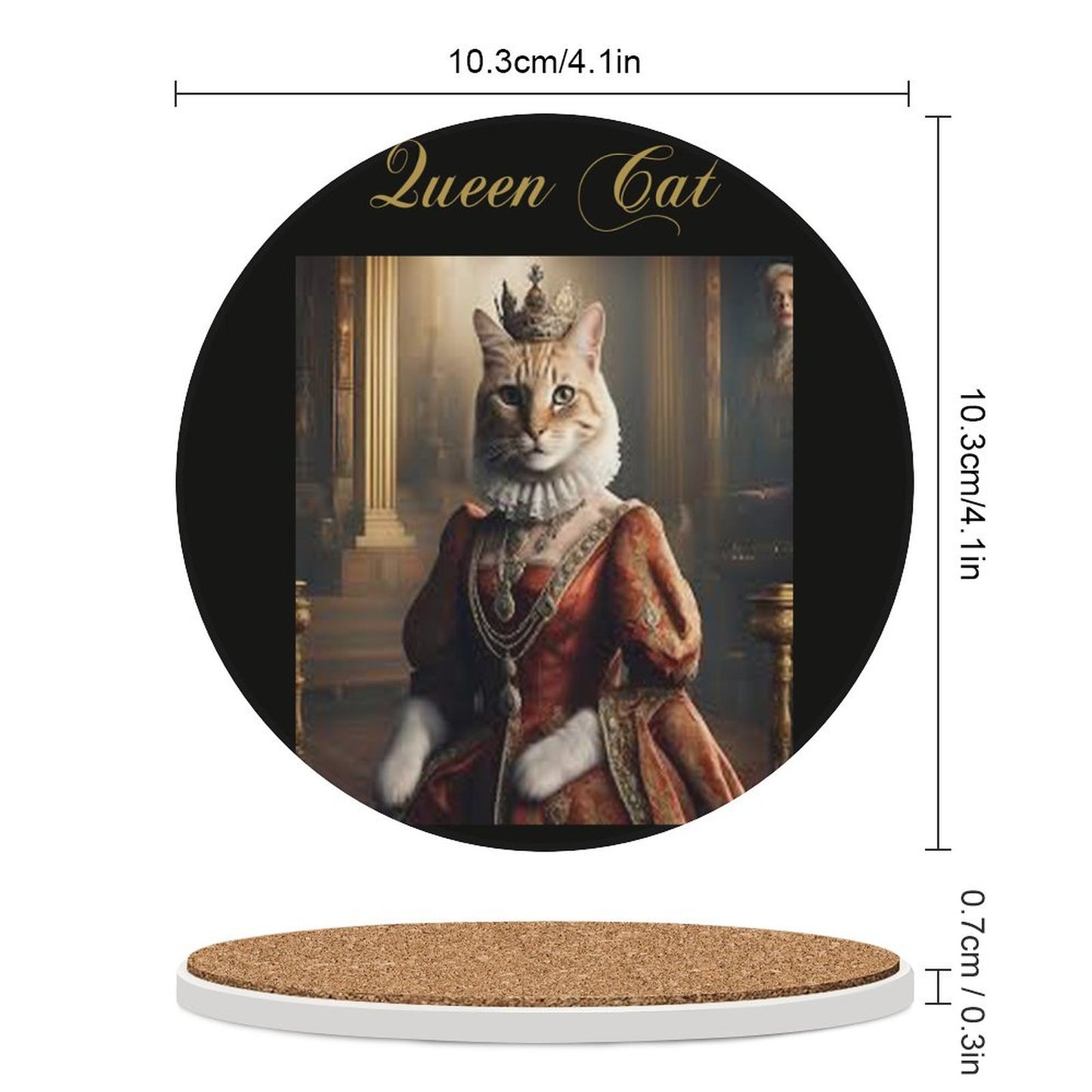 Round Ceramic Coaster
