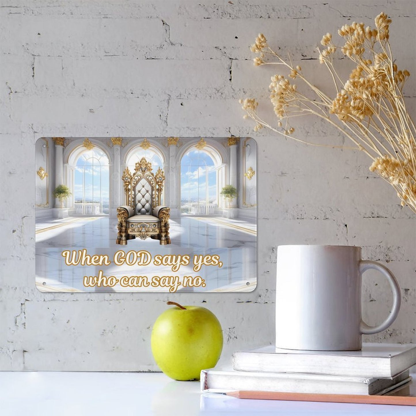 Horizontal Personalized Metal Wall Art Tin Sign-5.5"x7.9"/14x20cm