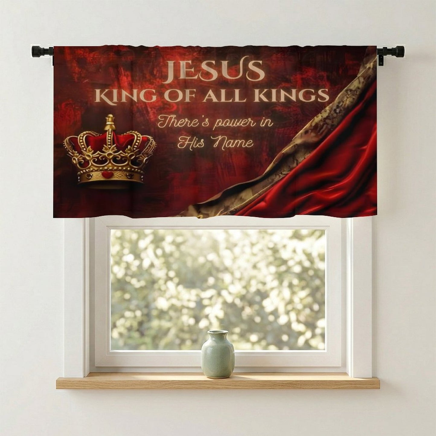 Short Window Curtains(All-Over Printing)