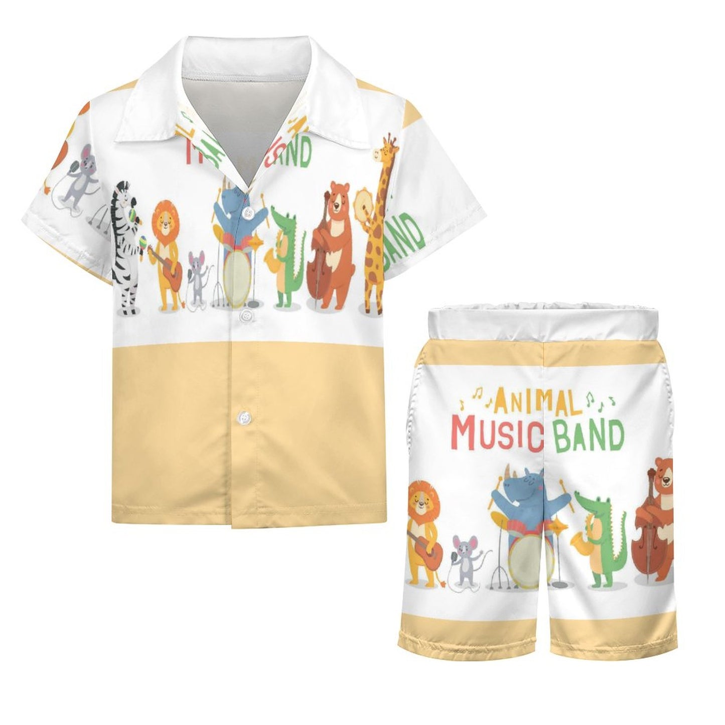 Children's Casual Beach Outfit A27TZ (All-Over Printing)