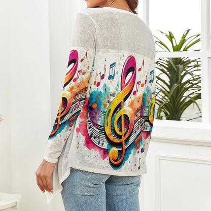 MUSIC GRAFFITI Women's Open Cape