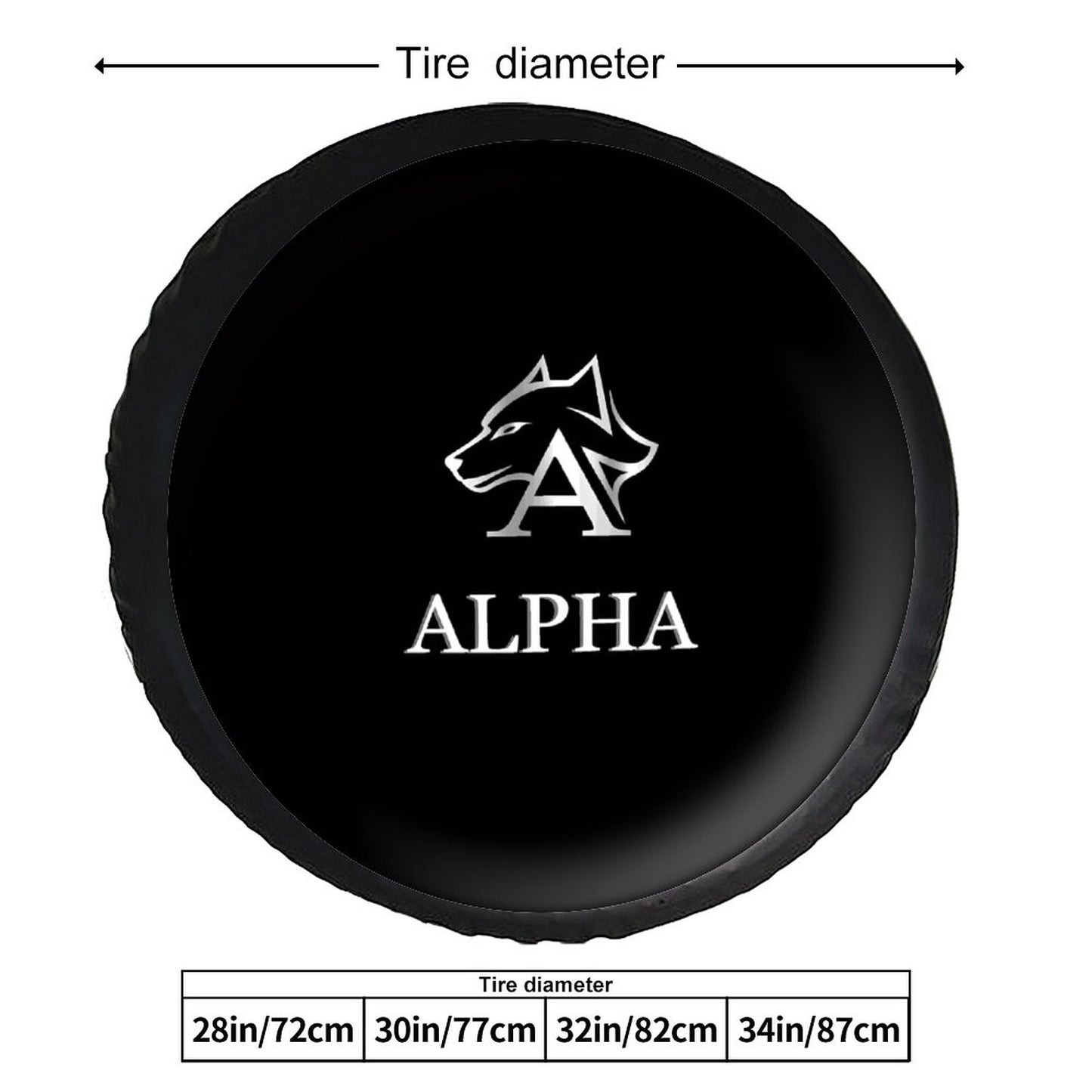 Leather Tire Cover(One-sided Printing)