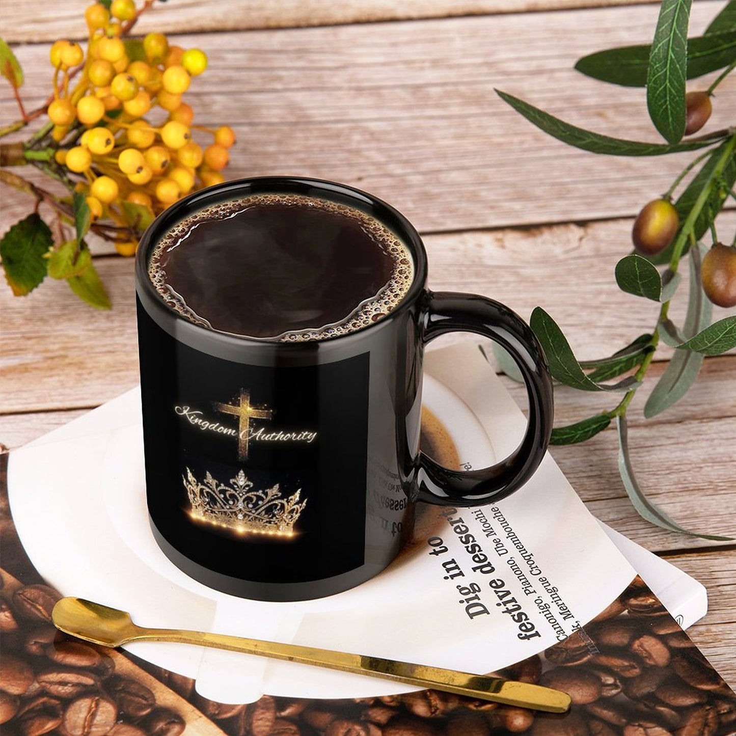 Personalized Photo Coffee Mugs with Identical Patterns