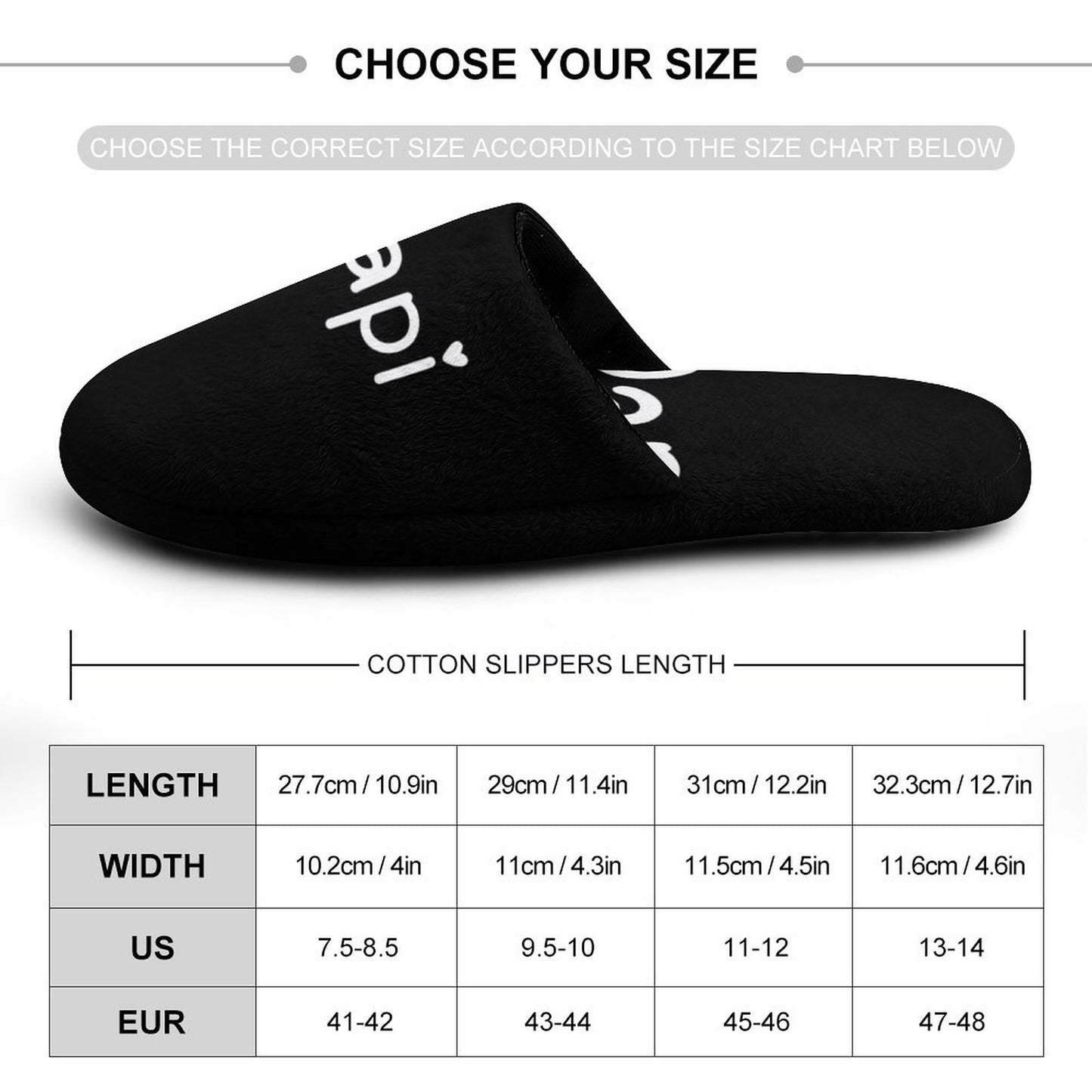 Flannel Men's Cotton Slippers