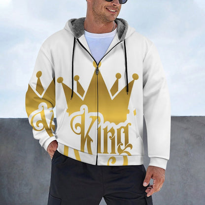 230gsm Full Zip up Hoodie with Plush Lining WZIP (All-Over Printing)