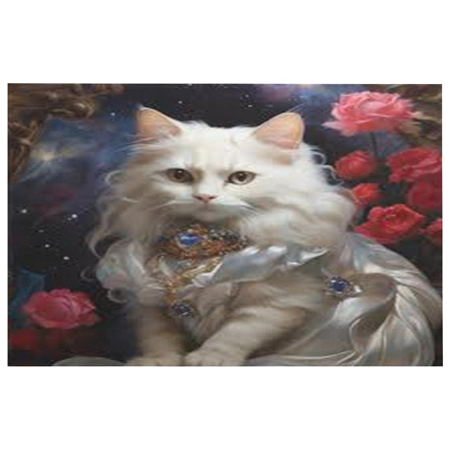 Crystal Velvet Bedroom Floor Mat