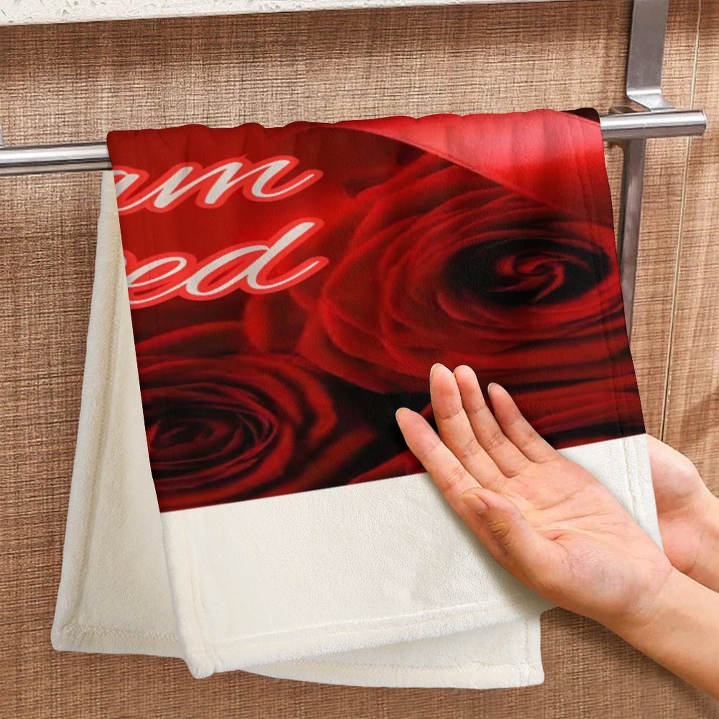 Coral Velvet Towel
