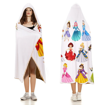 Wrap Hooded Blanket-40"x50"/ 100x130cm