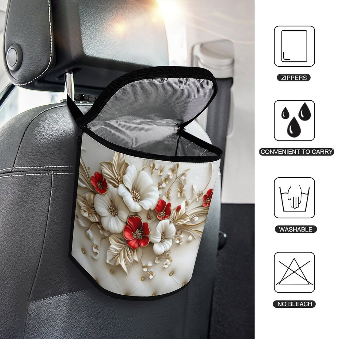 Collapsible Car Trash Bin