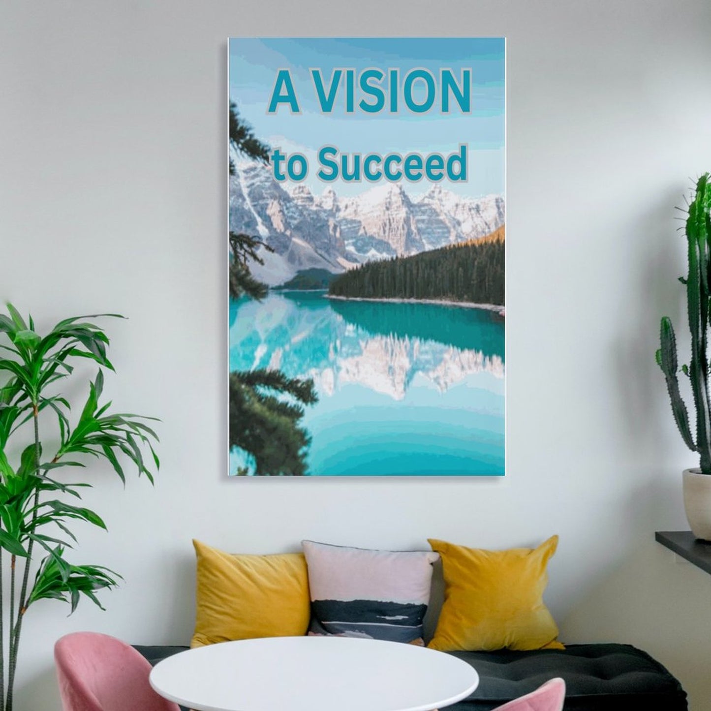 Framed Wooden Poster Hanging (Vertical 2:3)-8x12 inch