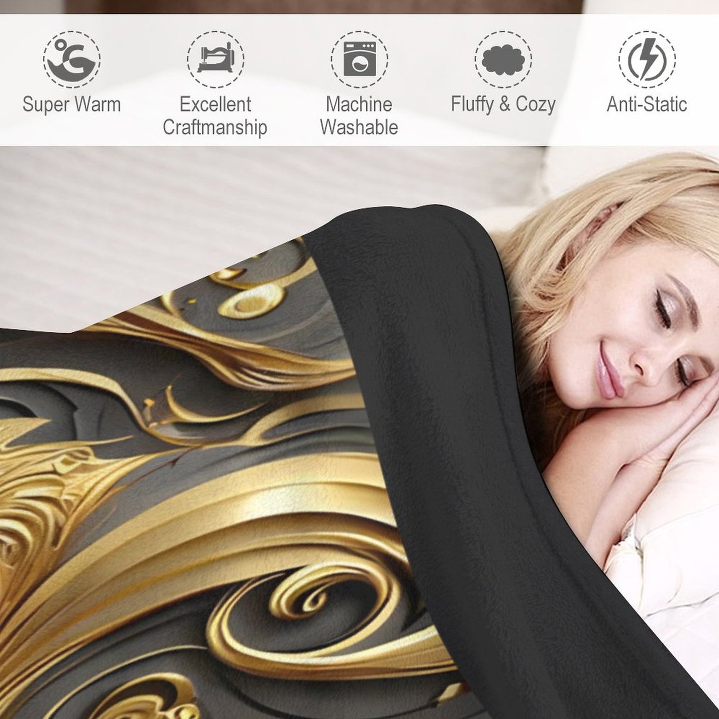 280gsm Flannel Blanket-60"x80" (Dual-sided Printing)