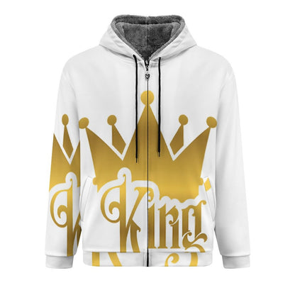 230gsm Full Zip up Hoodie with Plush Lining WZIP (All-Over Printing)