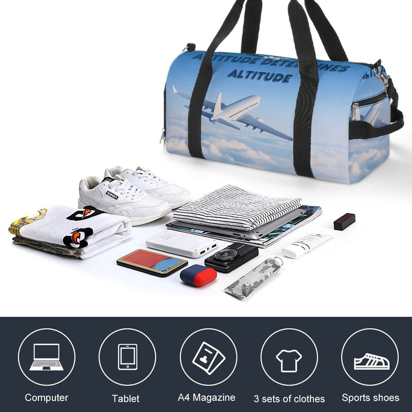 Gym bag A017 Large Capacity Sports Duffel
