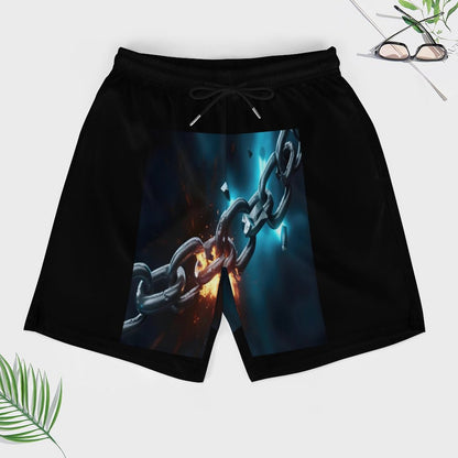 Men's Beach Shorts with 4 Pockets