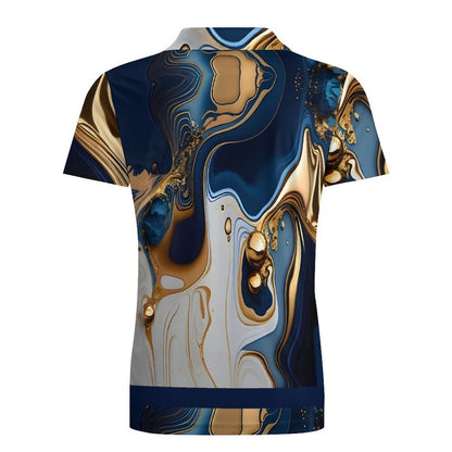 Short Sleeve Men's POLO T-shirt (All-Over Printing)