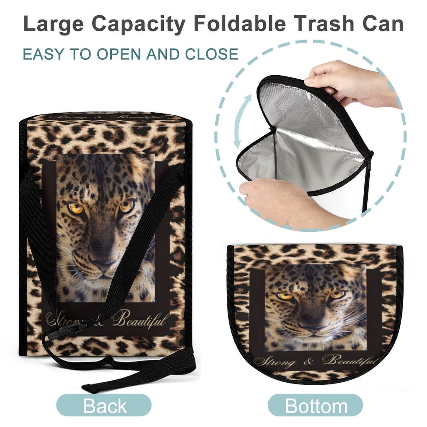 Collapsible Car Trash Bin