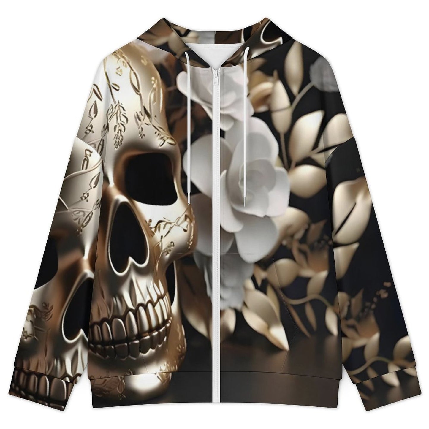 Women's Full Zip Hoodie(All-Over Printing)