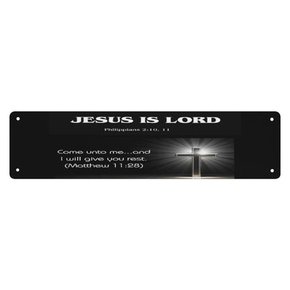 Slim Metal Tin Sign