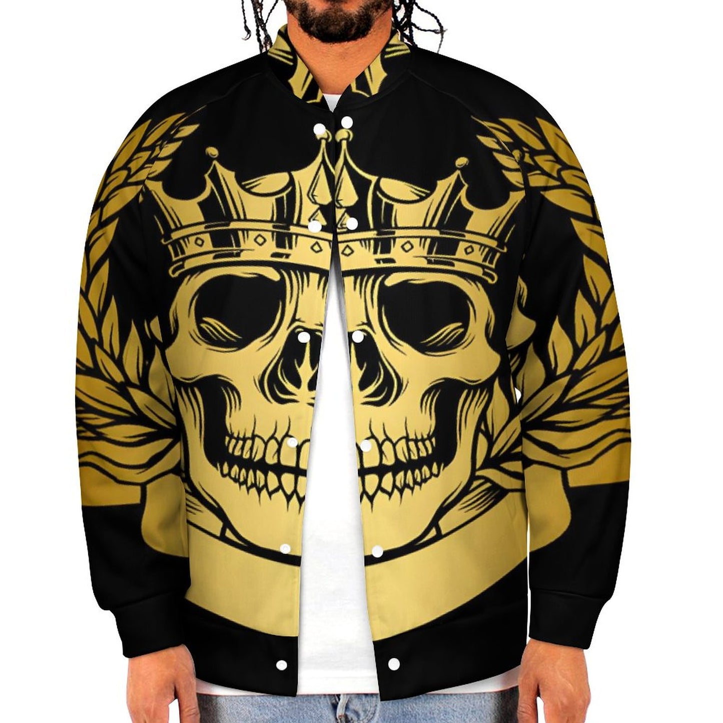 Men's Baseball Jacket (All-Over Printing)