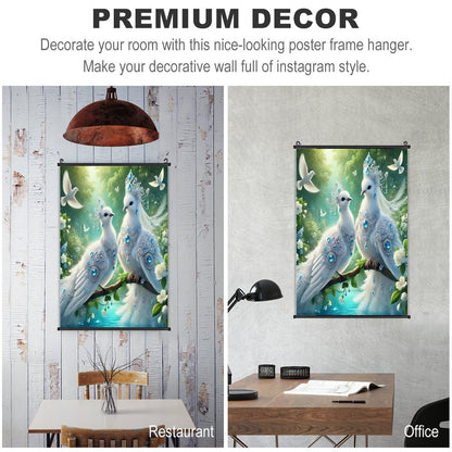 Canvas Hanging Poster with Scrolls-16"x24"/ 40x60cm