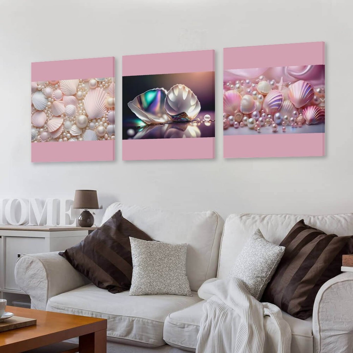 Vertical Multicolor Framed Wall Art-4:5 Aspect Ratio-SEASHELLS