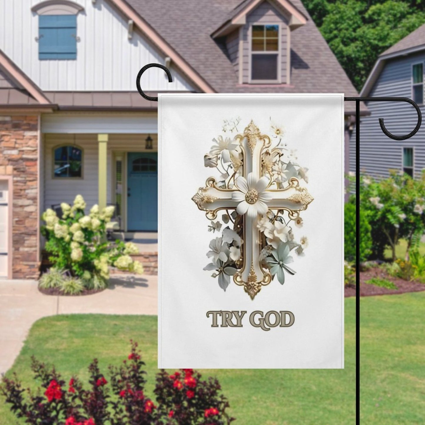 Garden Flag (2 Pics on 2 Sides)-12"x18"