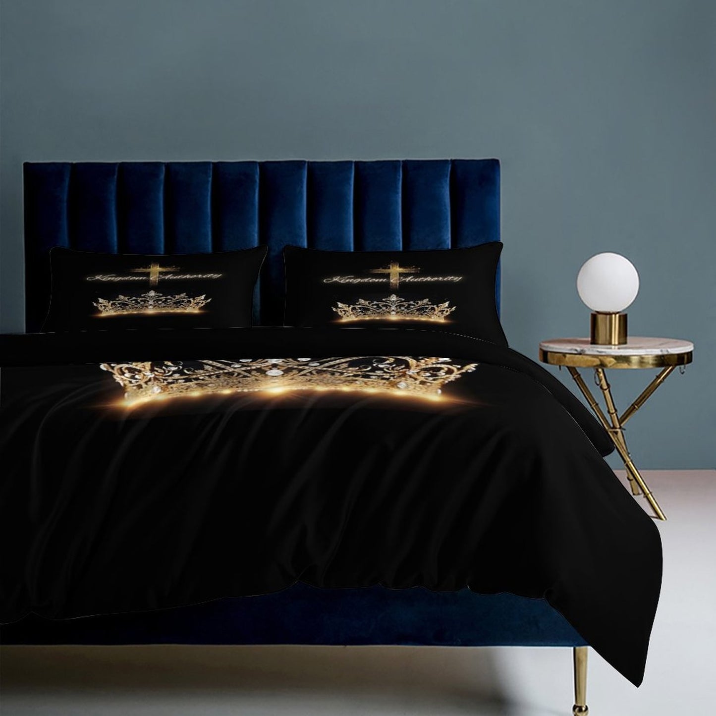 3-Piece Bedding Set-90"x90"/ 229x229cm (Dual-sided Printing)