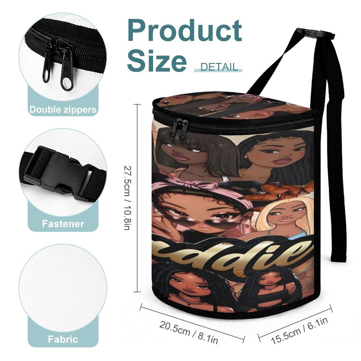 Collapsible Car Trash Bin
