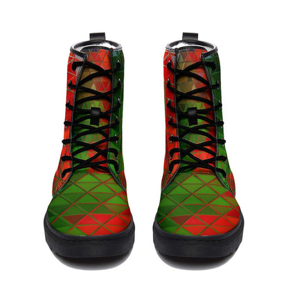 GLASS PRISM Unisex Plush Fur Boots
