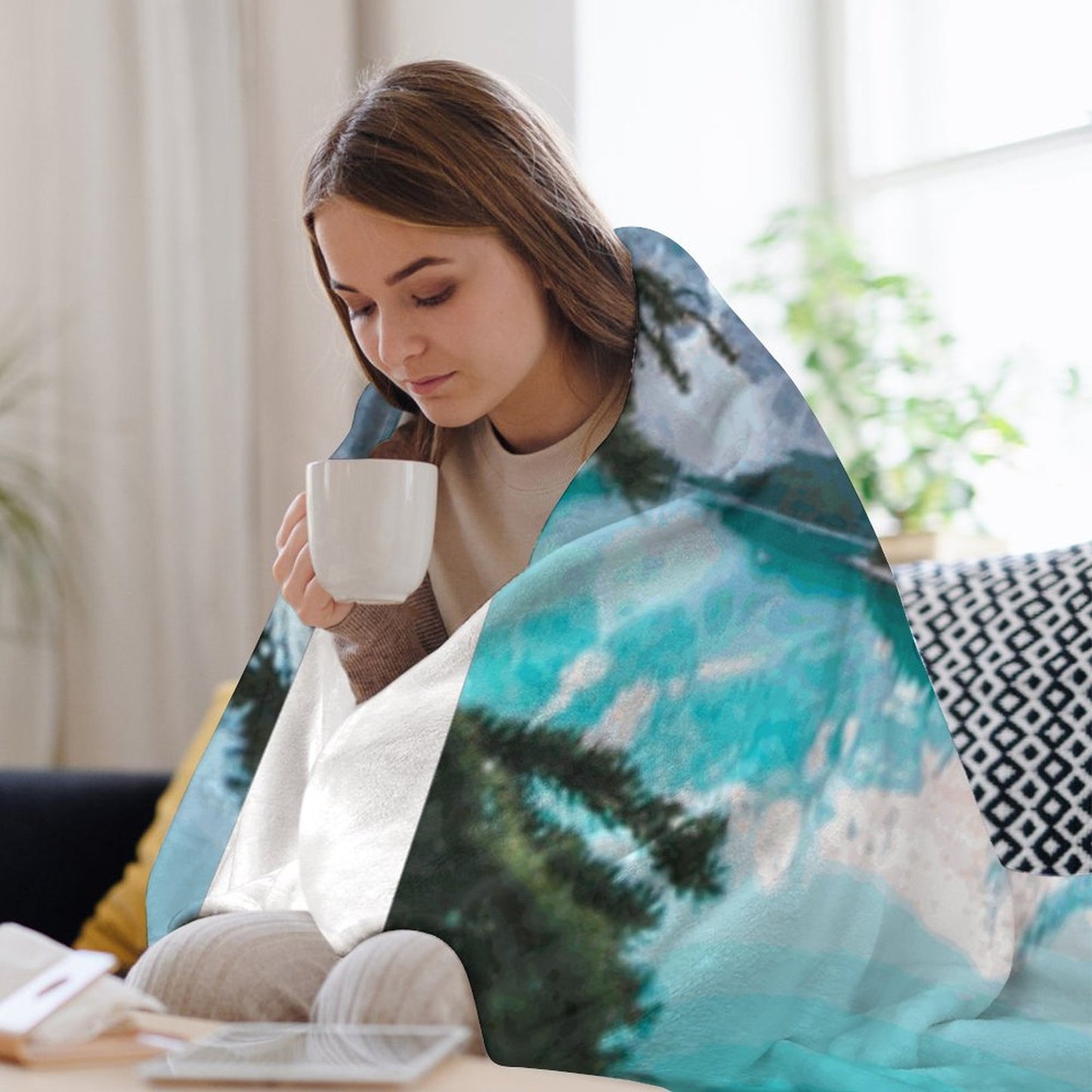 250gsm Flannel Throw Blanket-60"x80"