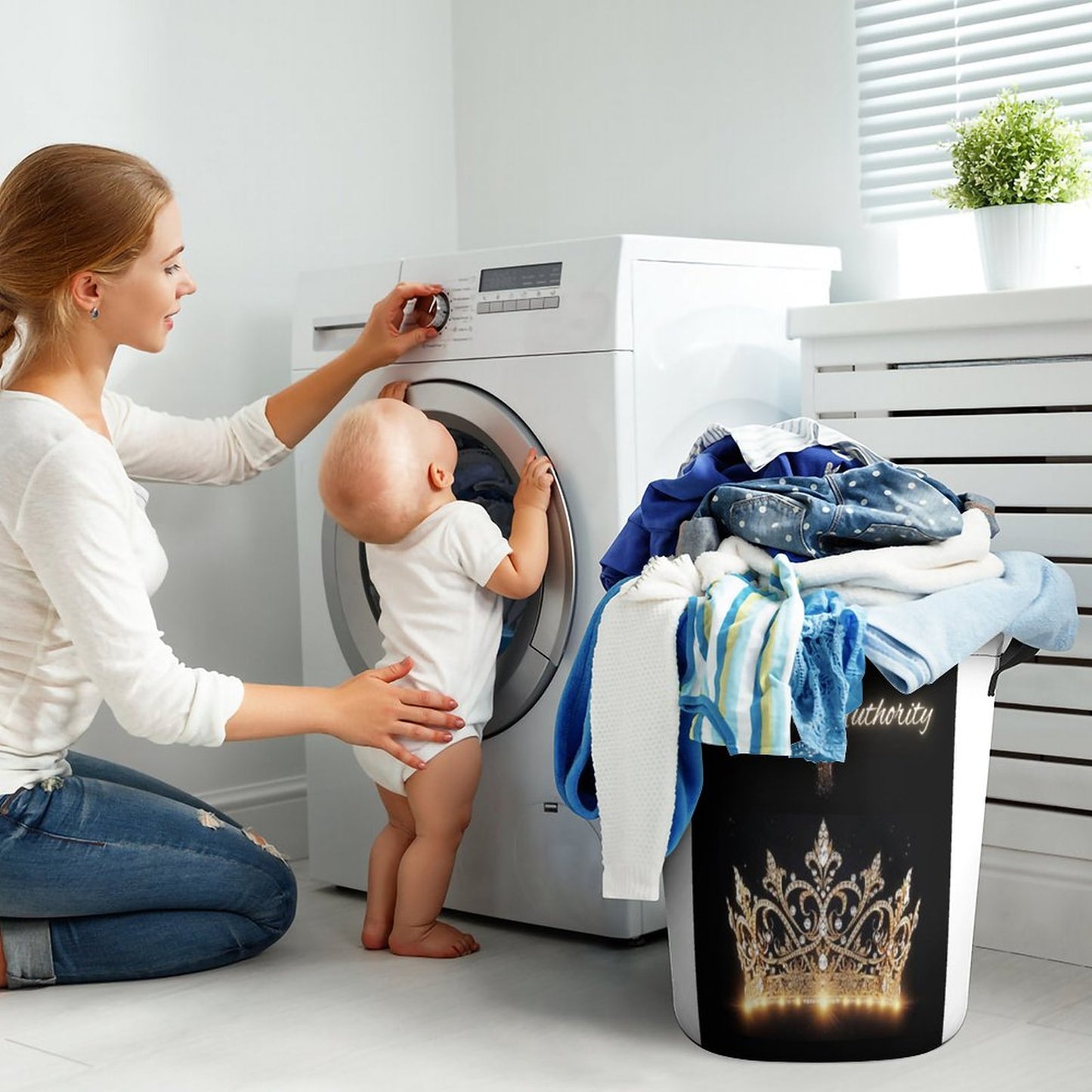 Oxford Collapsible Laundry Basket