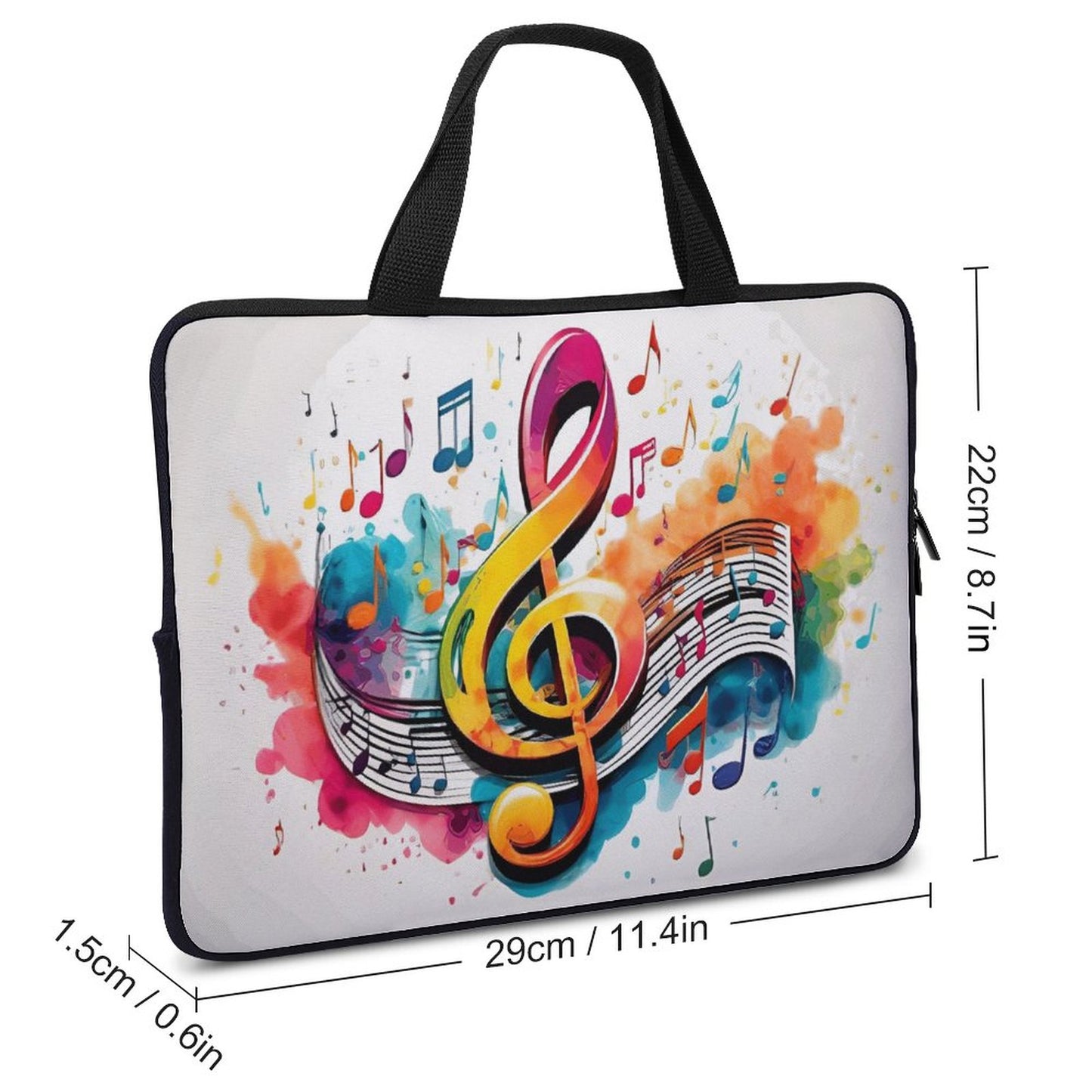 MUSIC GRAFFITI Laptop Case