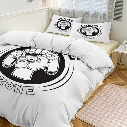 3-Piece Bedding Set-86"×70"/ 218×177cm (Dual-sideded Printing)