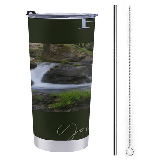 Car Travel Mug Set with Cleaning Kit (590ml/20oz)