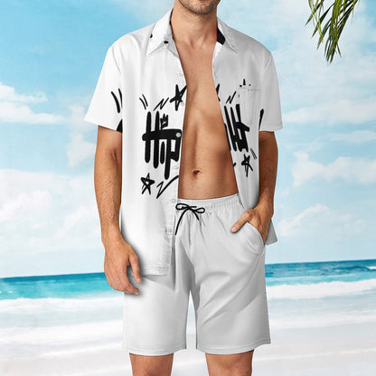 Hawaiian Print Suits for Men (All-Over Printing)