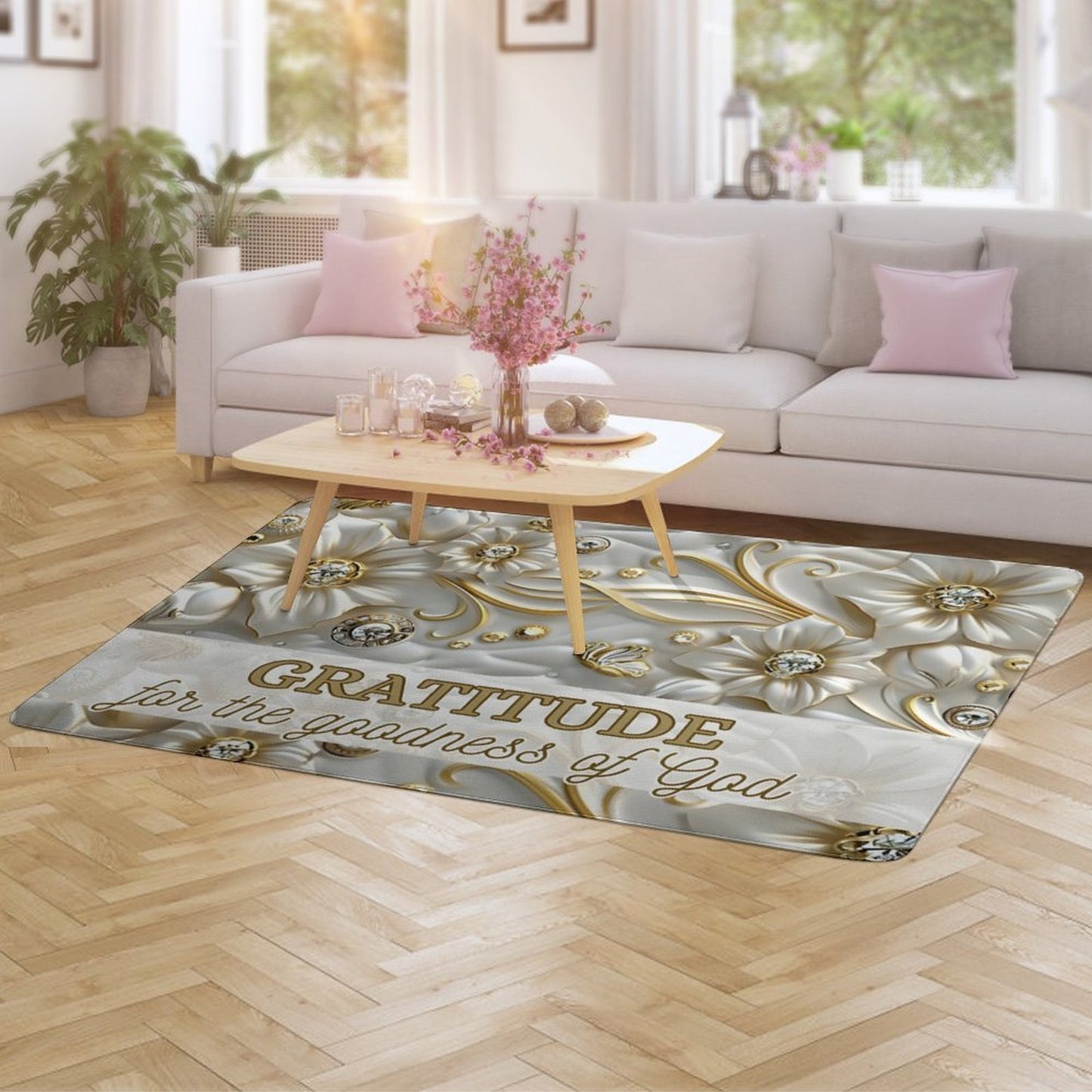 Coral Velvet Floor Mat for Home-60"x40"