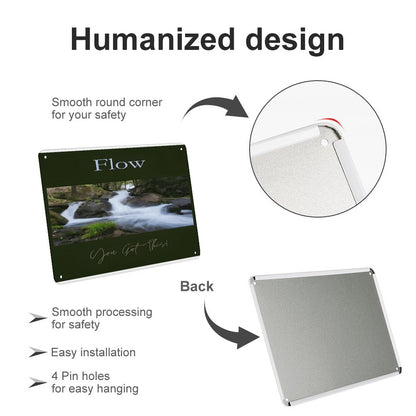Horizontal Personalized Metal Wall Art Tin Sign-5.5"x7.9"/14x20cm