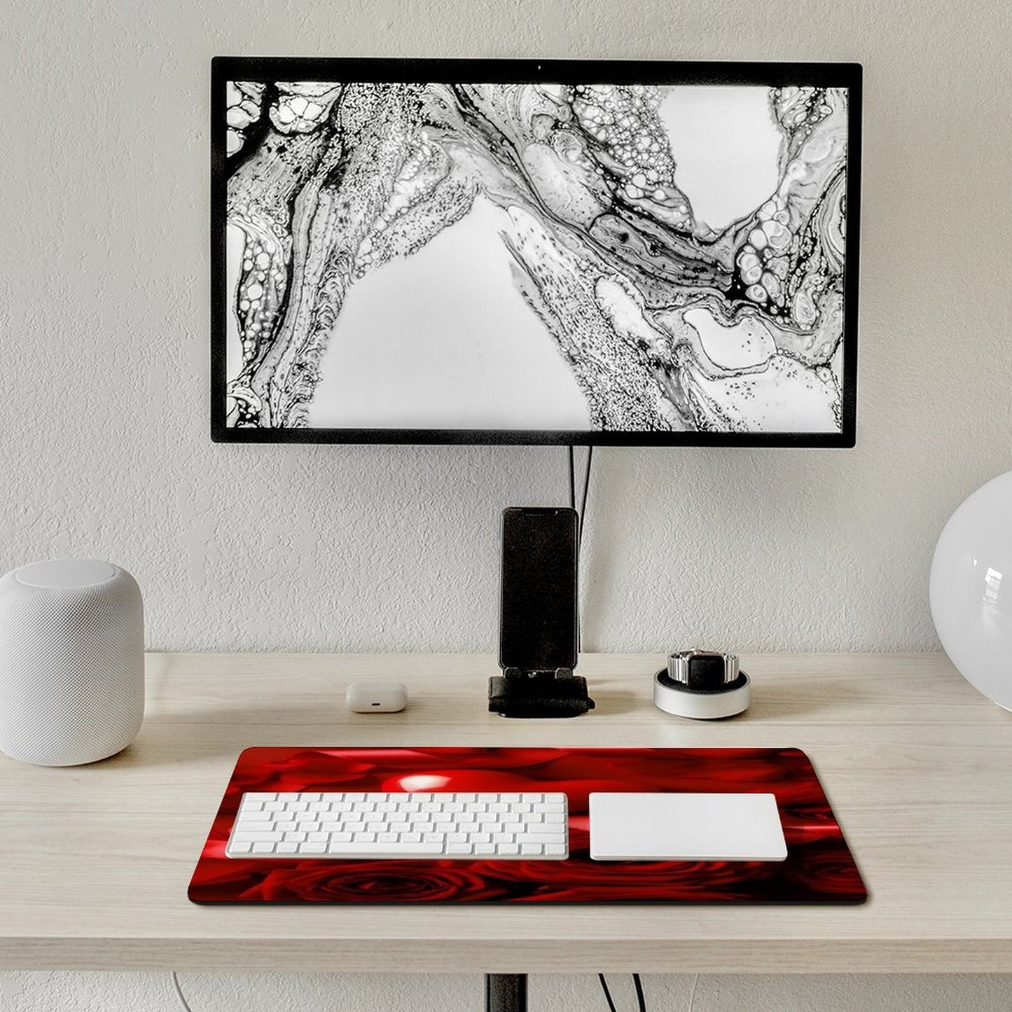 Large Desk Pad Protector with Stitched Edges-12x24 in/ 30x60cm