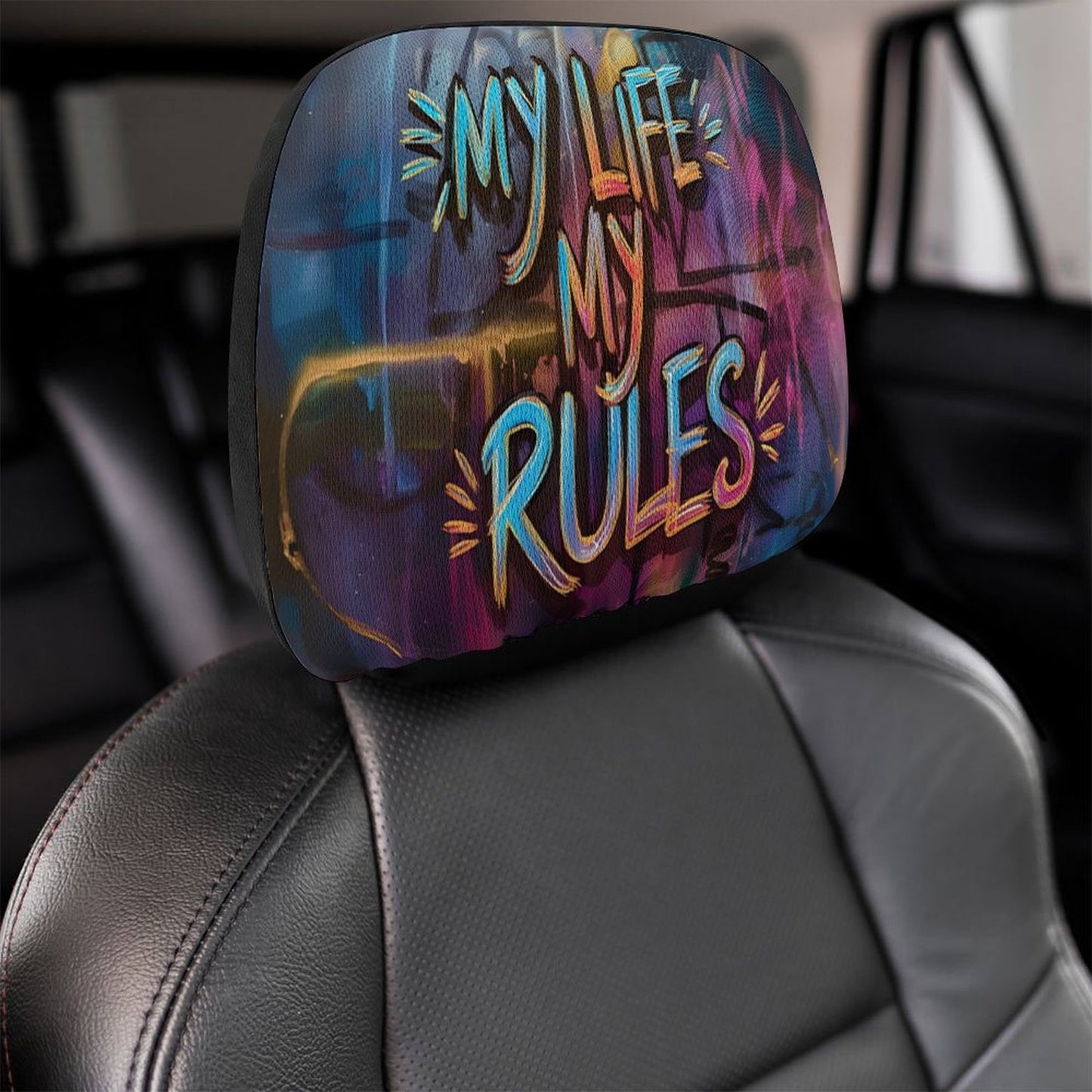 Custom Car Headrest Covers