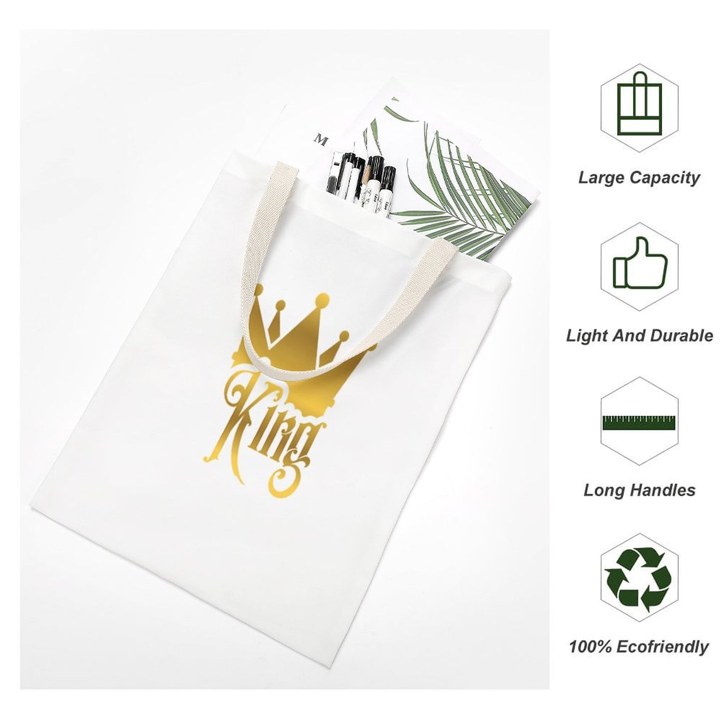 Tote Canvas Bag (Dual-sided Printing)