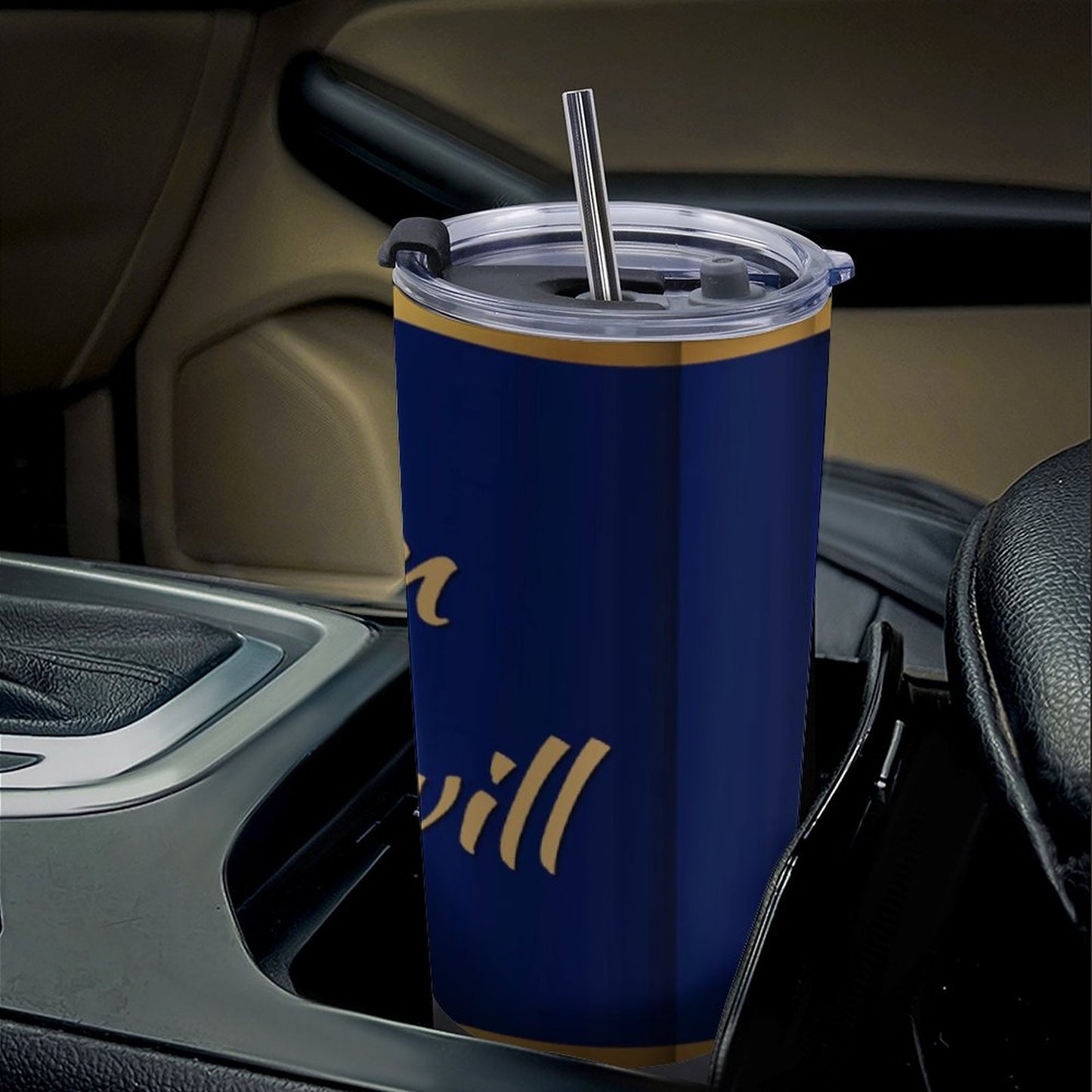 Car Travel Mug Set with Cleaning Kit (590ml/20oz)