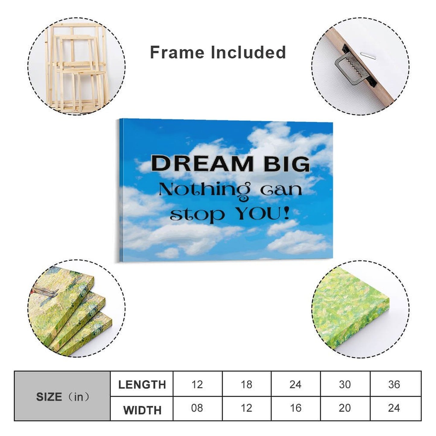 Hanging Poster (Horizontal 3:2)-12x18 inch/ 8x12 inch