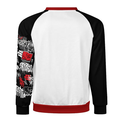 280gsm Men's Crewneck Sweatshirt Raglan A27H (All-Over Printing)