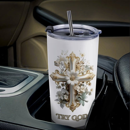 Car Travel Mug Set with Cleaning Kit (590ml/20oz)