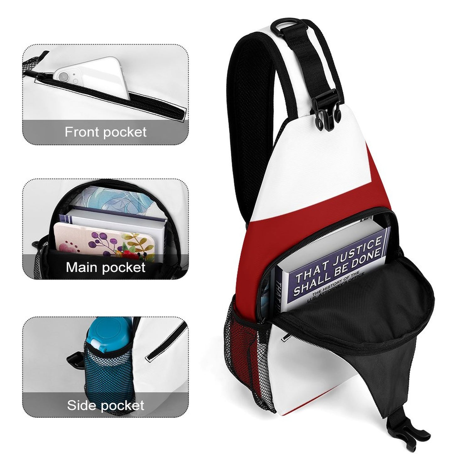 Create Unique Sling Bags with Our durable polyester (All-Over Printing)