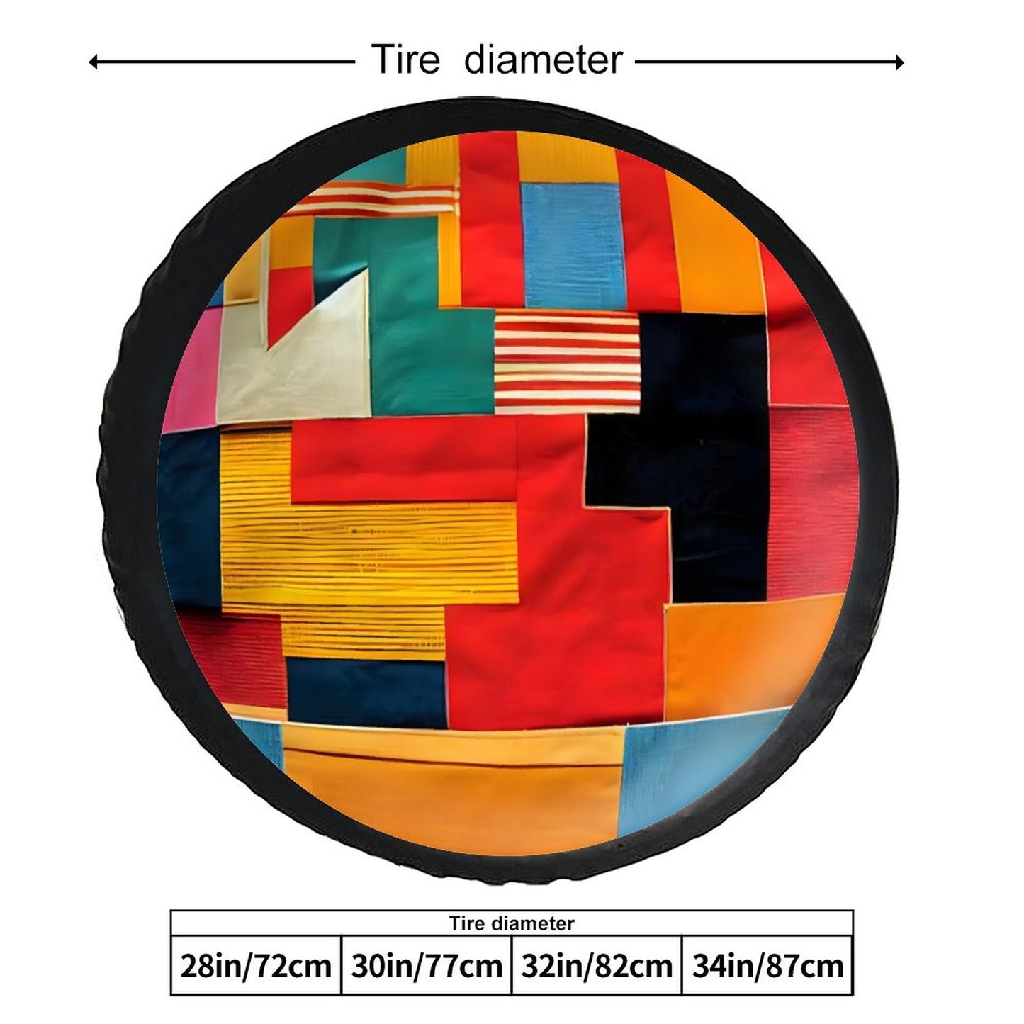 Leather Tire Cover(One-sided Printing)