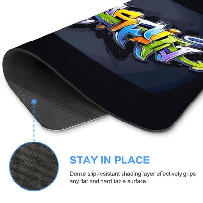 COLORFUL GRAFFITI Square Mouse Pad