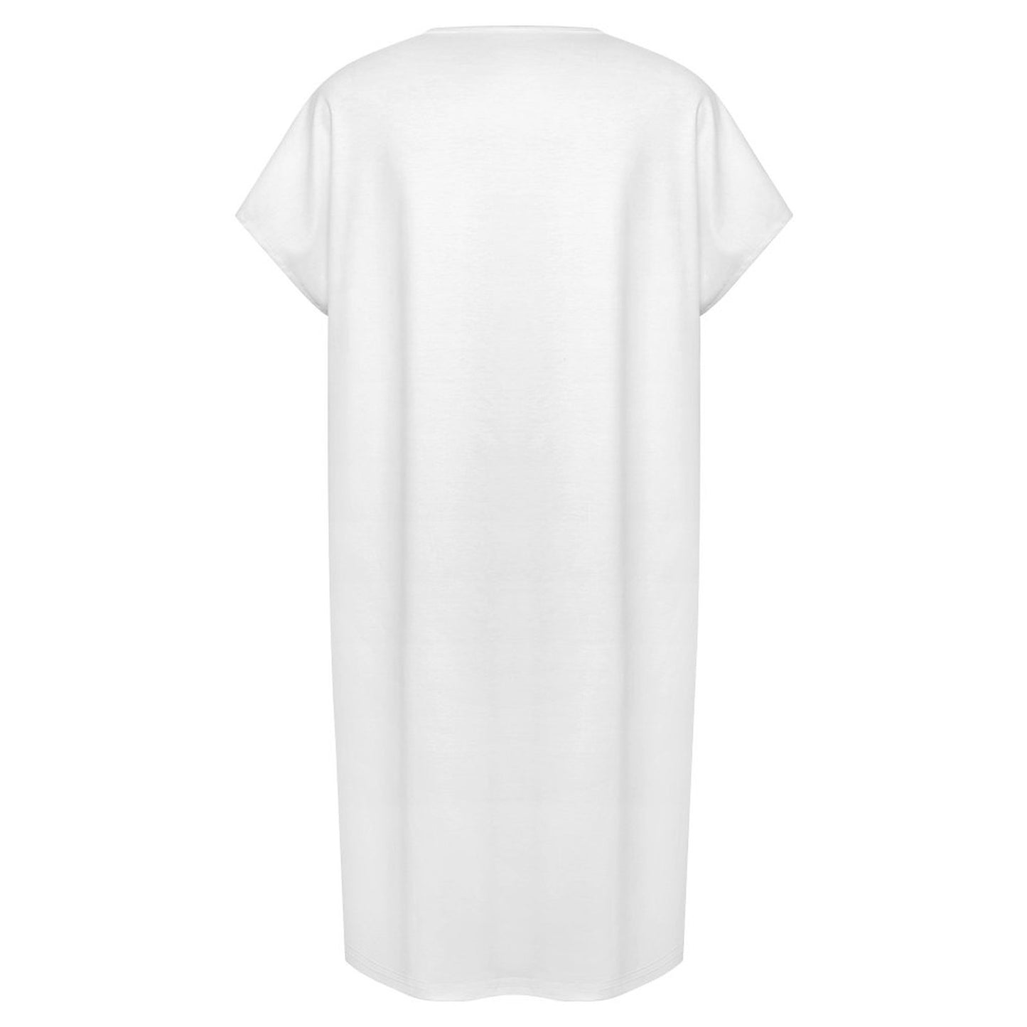 200gsm Women's Casual V Neck Dress(All-Over Printing)