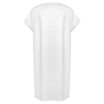 200gsm Women's Casual V Neck Dress(All-Over Printing)