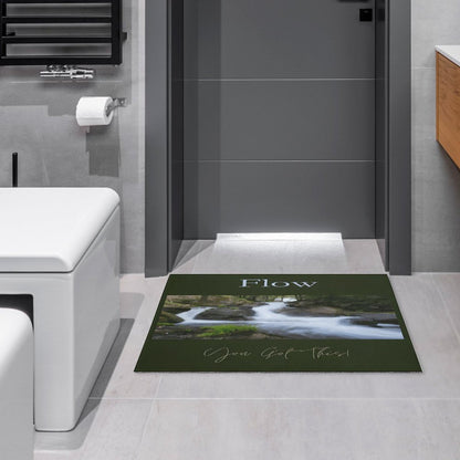Crystal Velvet Bedroom Floor Mat